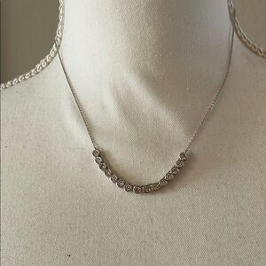 Melinda Maria Silver Necklace Minimalist Design